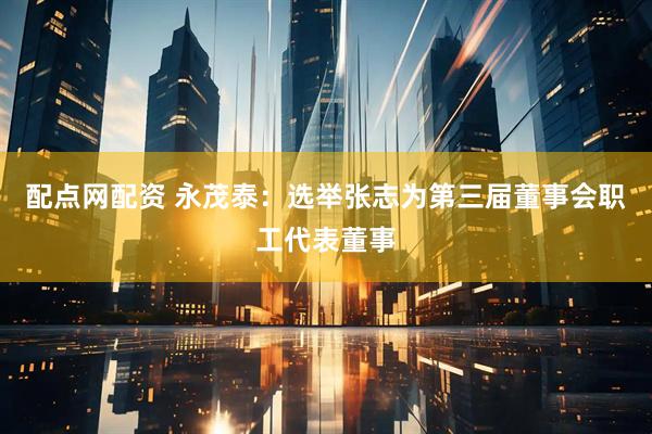 配点网配资 永茂泰：选举张志为第三届董事会职工代表董事